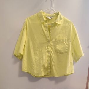 Old Navy Neon Green Boyfriend Shirt